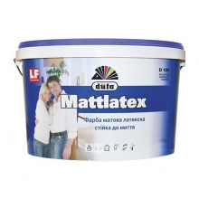 Латексная матовая краска Mattlatex D100 DUFA 1л